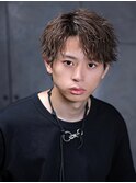 ツイスト波巻きショートセンターパート
