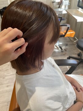 シャルマン 六町(CHARMANT) パープルピンクインナーカラー