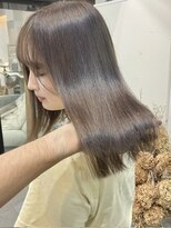 似合わせ/白髪ぼかし/インナーカラーに特化した髪質改善サロン 元住吉 武蔵小杉&nbsp;ブリーチなし/アッシュグレーベージュ/元住吉