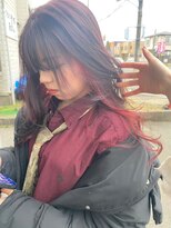 ナンバー 秋田店(N°)&nbsp;インナーカラーred