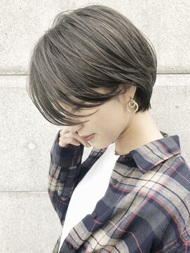 サンド 名古屋(sand) ボブ/レイヤーカット/髪質改善/ウェットヘア/オリーブベージュ