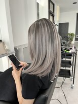 ナンバー 竪町(number+)&nbsp;透明感抜群♪20代30代ダブルカラーブリーチグレージュアッシュ