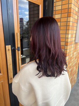 コポル(Copol) 季節の似合わせカラー×秋ピンクレッド