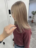 ペレ 栄店(PELE)&nbsp;前髪/アンブレラカラー/こなれミディ/イメチェン/ウェーブパーマ