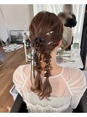 編み下ろしツイン