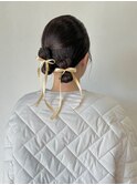 ヘアアレンジ　タイトツイン