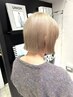 【saena指名】ブリーチ+カラー+4stepトリートメント