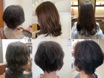 グラッシュトーン(grash tone)の写真/【今里駅徒歩2分】カラーとパーマの同時施術もOK◎《オゾンパーマ》で髪を傷ませず、オシャレが叶う♪