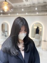 ジーナ 博多筑紫口(Zina) 透明感グレー×韓国レイヤースタイル/YURI/博多美容室