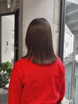 ダヴィン 中目黒(DaVin)&nbsp;DaVin中目黒　切りっぱなし ミディアム×ラベンダーグレージュ