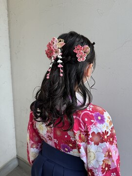 ジュエ ヘアー デザイン(Jue hair design) 祝卒業 袴ヘアセット