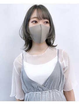 モアナ バイ ヘッドライト うるま店(Moana by HEADLIGHT) Moana【うるま】#ウルフカット#ミディアムレイヤー#グレージュ