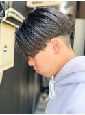 トランクスヘアセンターパートニュアンスパーマ韓国カルマパーマ
