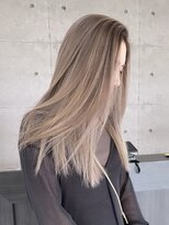 ウル 岡山駅店(ULu.)&nbsp;ハイライトハイトーンダブルカラー20代30代40代前髪長めULu