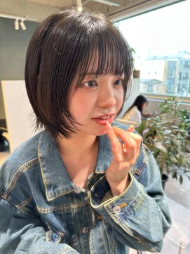 アム(amu) ボブレイヤー/レイヤーボブ/ミニボブ/前髪カット/顔まわりカット