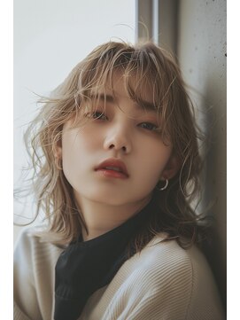 ラナ 新宿(lana) パーマ/ミディアム/ニュアンスパーマ/【lana hair新宿】