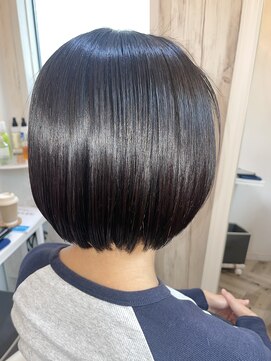 リトルスマイリー 鵠沼海岸店(Little Smiley) 艶ボブ/ケラチントリートメント