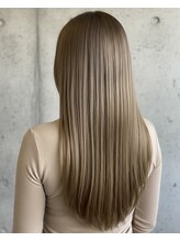 ブリーチ毛にも対応可能＊髪への負担を極限まで減らした最新の酸性ストレート[立川/立川駅/髪質改善]