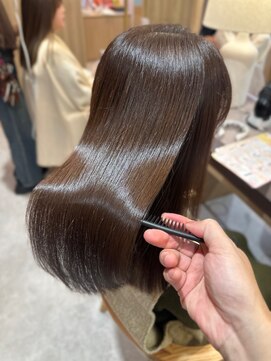 メルク ユニ(merc.uni) ココアベージュ髪質改善カラー11.22