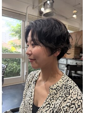 柔らかパーマ×大人ショート