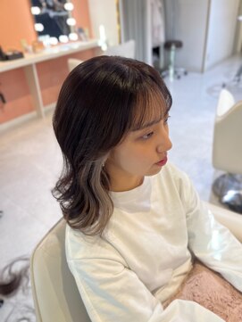 スペックホルダーミミ(Spec Holder mimi) イヤリングカラー×シルバーカラー12.7オリーブグレー