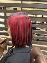 クラウン ヘア ラウンジ(CROWN hair lounge)&nbsp;【クラウン】20代30代40代　ストレートボブ×ピンクアンブレラ