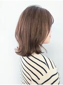 たっぷりハイライトで、透明感ベージュ