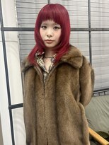 マグサロンギャラリー(Mag salon gallery) チェリーレッド暖色カラーボルドーワインレッド春カラー