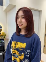 ハニー 町田(HONEY)&nbsp;ミディアムレイヤー/レイヤーカット/顔周りレイヤー