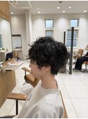マッシュショートパーマ