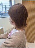 30代40代50代◎結べる長さのボブくびれボブミルクベージュ