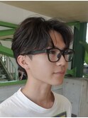 メンズ/センターパート/似合わせカット／ニュアンスパーマ
