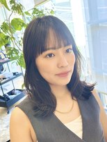 トエン(toen)&nbsp;小顔効果♪ひし形シルエットのミディアムスタイル