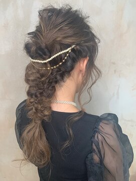 ニスル 町田店(NISURU) 似合わせカット/大人ガーリー/ダークアッシュ/着物/町田/町田駅