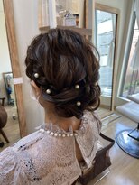 ロカット サロン(Roquat Salon)&nbsp;シニヨンアップアレンジ　【ヘアセット　立川/立川南/八王子】