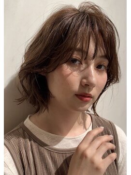 カミノア 銀座店(CAMINOIA) 透明感・小顔補正立体カットのひし形シルエットショート～