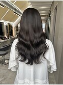 ツヤ髪グレージュくびれヘア