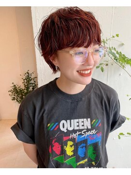 スロウ 代官山(Sraw) 外ハネボブ/ペールベージュ[代官山/代官山駅/髪質改善/ショート]