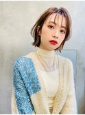 【ARTE表参道/青山】モテ髪ミディアム×ブリーチなし透明感