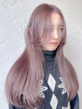 テン 栄店(tenn) くすみピンクベージュ/イルミナカラー/髪質改善【kuroda】