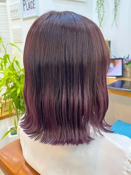 リコ 池袋東口店(Liko) 大人ガーリー 透明感のあるブリーチなしピンクラベンダー