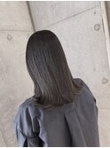 ローレイヤースタイル　暗髪　オリーブアッシュ　おおたかの森