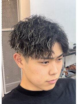 メンズフィール 東梅田店(MENS FEEL) 【標準】ツイスパアップバングショートMENSFEEL東梅田店