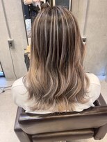 レム 溝の口(REM)&nbsp;バレイヤージュ×グレージュ【溝の口美容室】