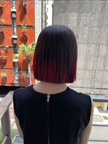 シィーム(cime) レッドグラデーションカラー