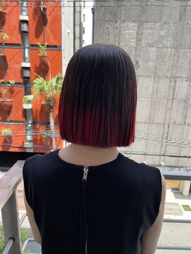 シィーム(cime) レッドグラデーションカラー