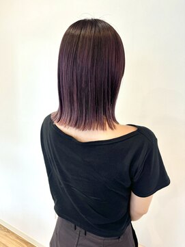 ハノン(Hanon) 深めパープルハイライト/秋カラー