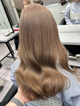 ペレ 栄店(PELE) 前髪/アンブレラカラー/こなれミディ/イメチェン/ウェーブパーマ