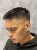 ベリーショート×スキンフェード
