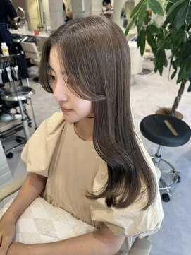 ミズチャーム(Ms.CHARM) シアーベージュ×カシミヤトリートメント×顔周りカット